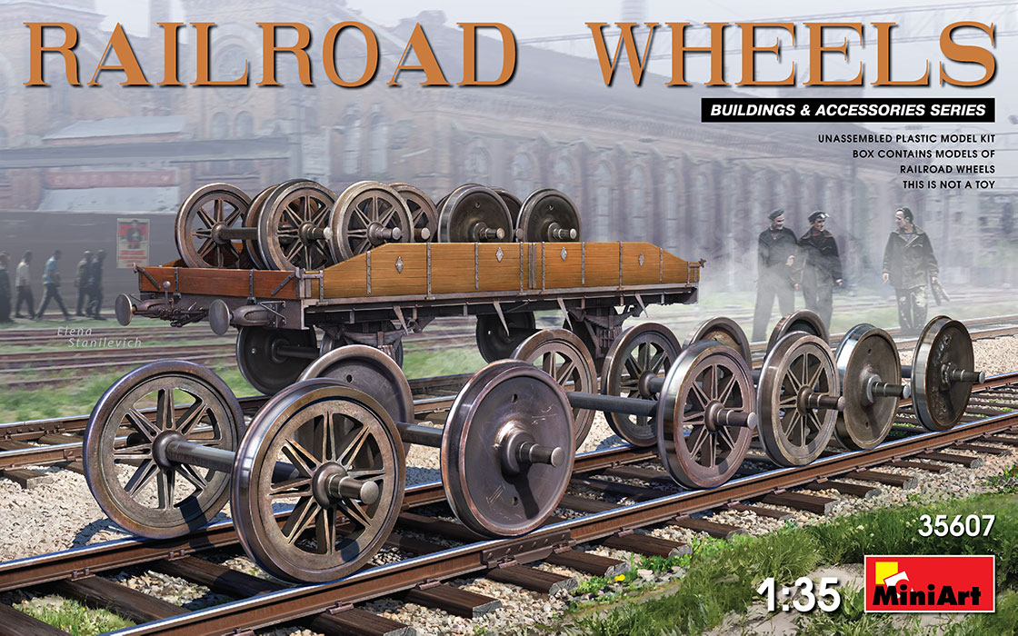 1/35 Railroad Wheels