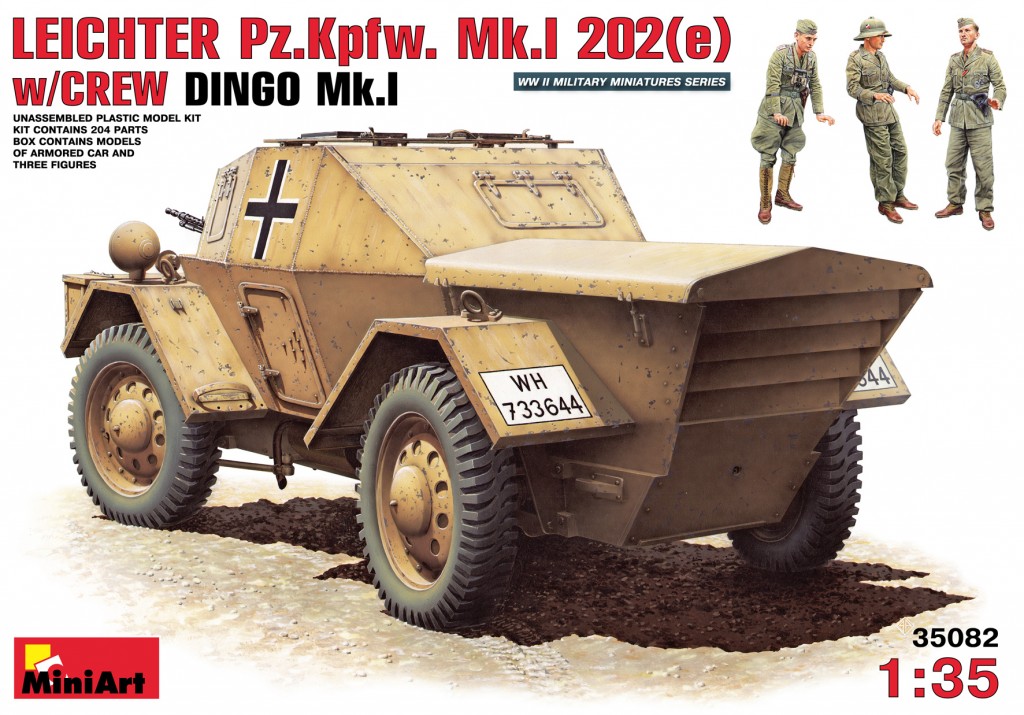 1/35 Leichter Pz. Kpfw. Mk 1 202 (e). w/crew 