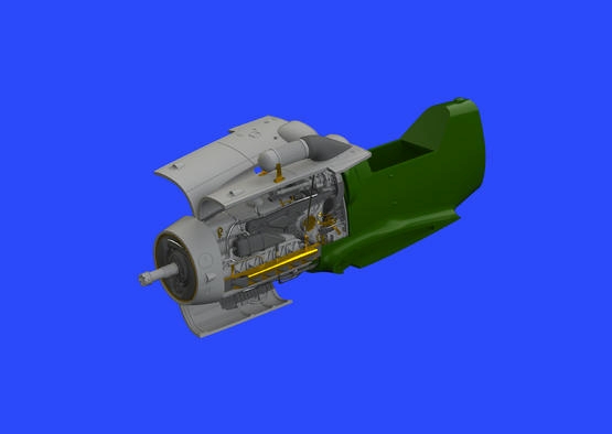 1/48 Bf 109G-6/U4 engine  for TAMIYA kit