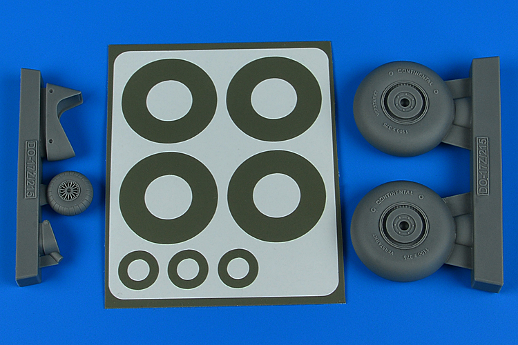 1/48 Do 215 wheels & paint masks for ICM kit