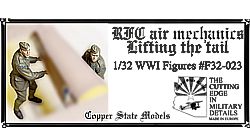 1/32 RFC Air Mechanics lifting the tail