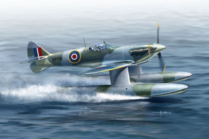 1/72 Spitfire Vb Floatplane Plastic kit with PE parts