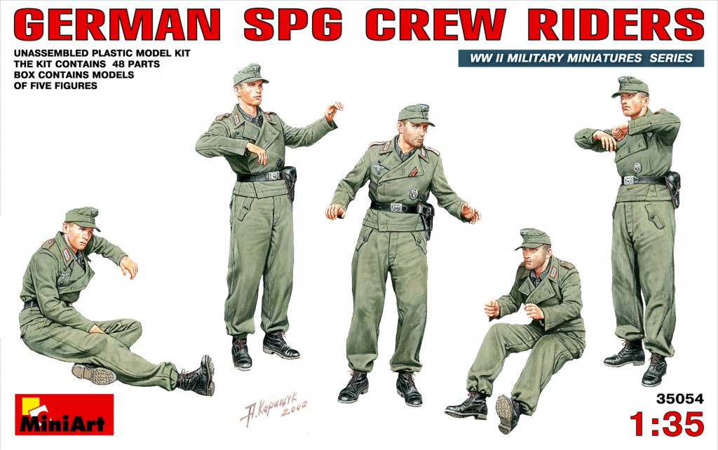 1/35 German SPG Crew Riders 