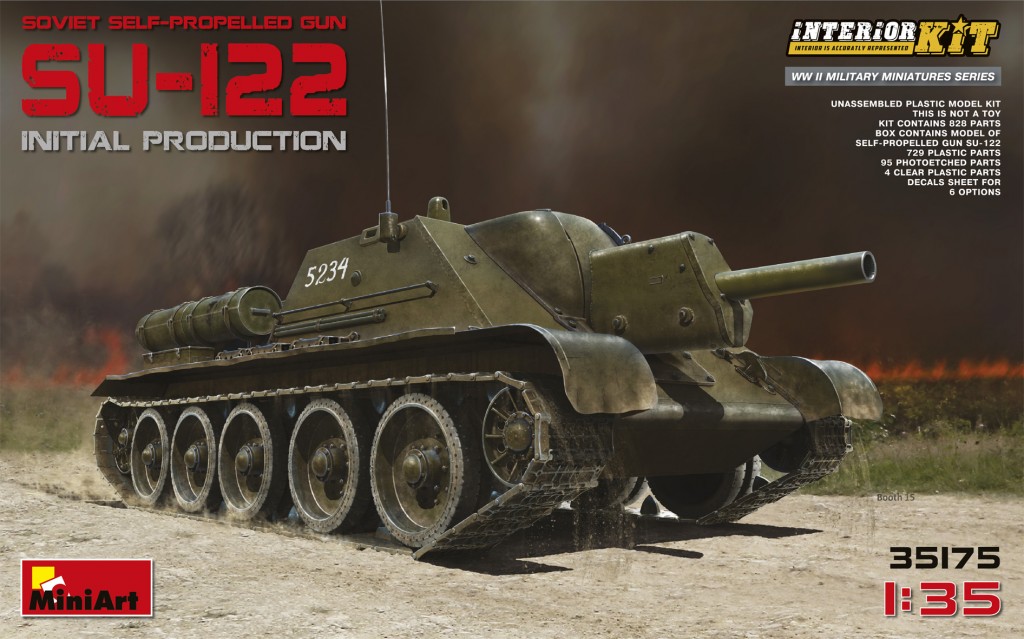 1/35 SU-122 (Initial Production) w/Full Interior