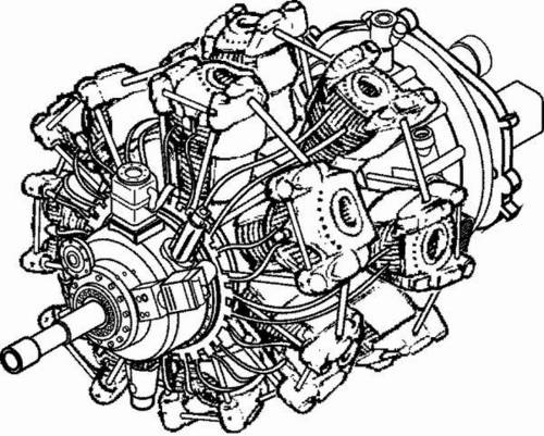 1/48 BMW 801 - German engine of WW II