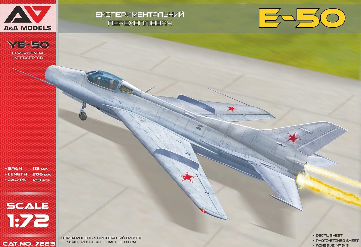 1/72 Ye-50 experimental interceptor with rocket engine