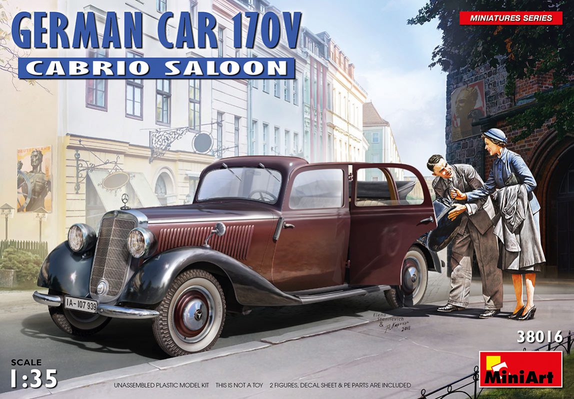 1/35 German Car 170V Cabrio Saloon