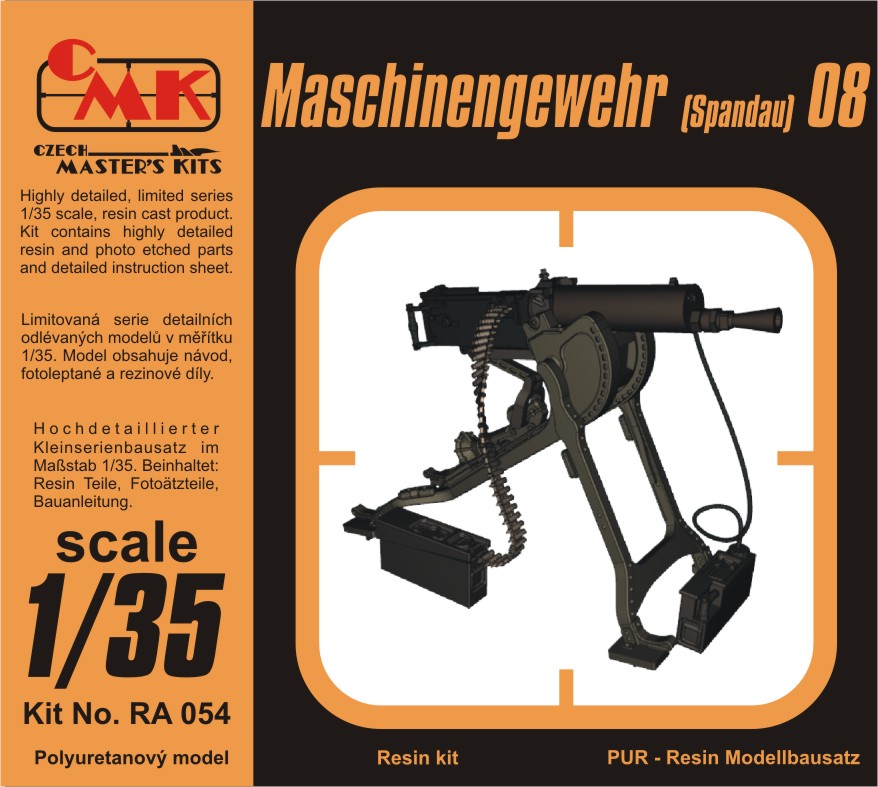 1/35 WWII German Machine Gun Maschinengewehr(Spand