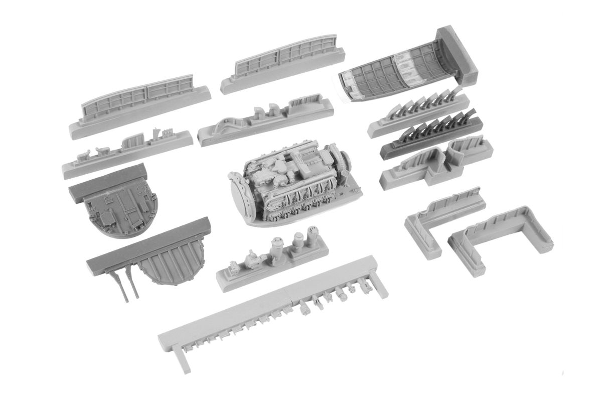 1/48 Tempest Napier Sabre engine (upper half)