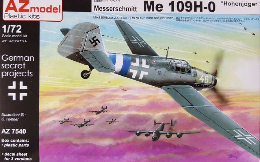 1/72 Bf 109H-0