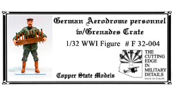 1/32 German aerodrome personnel with grenades crade