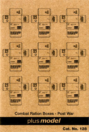 1/35 U.S. Cardboard Boxes - postwar period