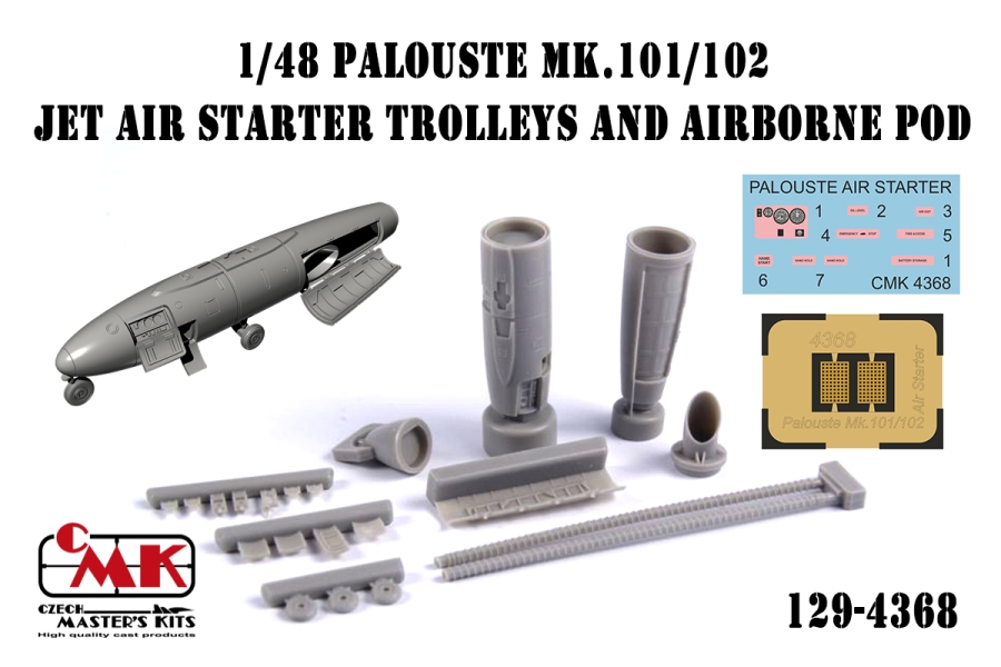 1/48 Palouste Mk.101/100 – Jet Air Starter Trolleys and Airborne Podl