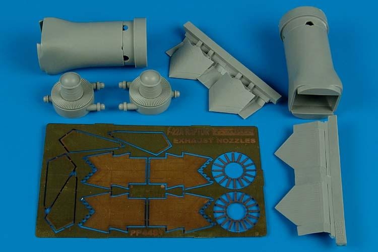 1/48 F/A-22A Raptor exhaust nozzles - closed posit