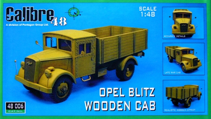 1/48 Opel Blitz Wooden Cab