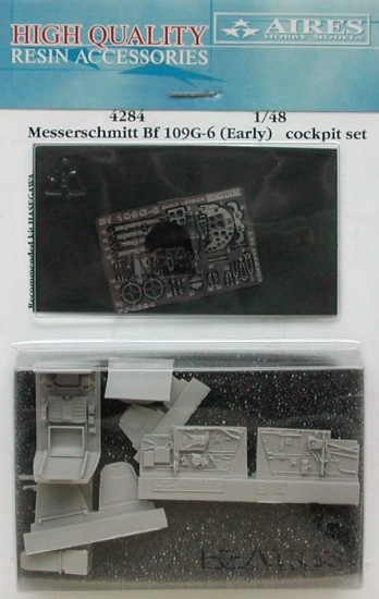 1/48 Bf 109G-6 cockpit set - (early version)