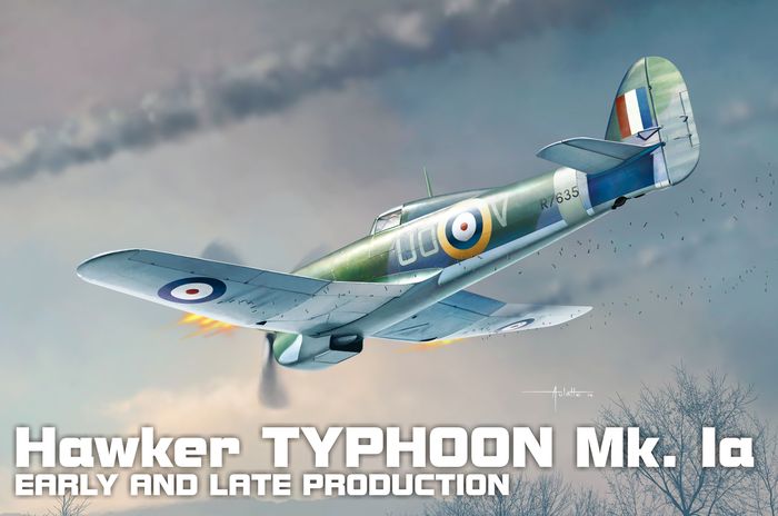 1/72 Typhoon Mk Ia Plastic kit with PE parts