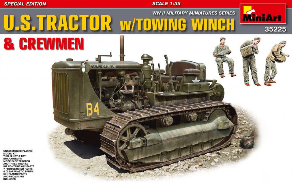 1/35 U.S.Tractor  w/Towing Winch & Crewmen.Special Edition