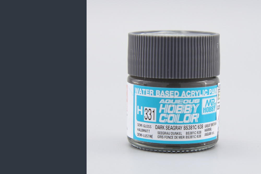 Hobby Color - Dark Seagray BS381C/638- Tmavá mořská šedá - 10ml