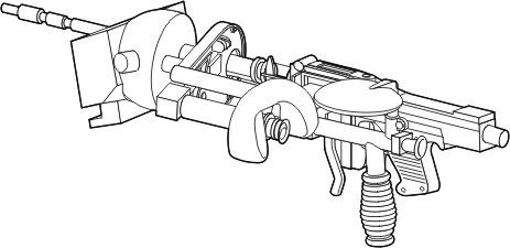 1/35 MG 34 WW II mounted machine gun