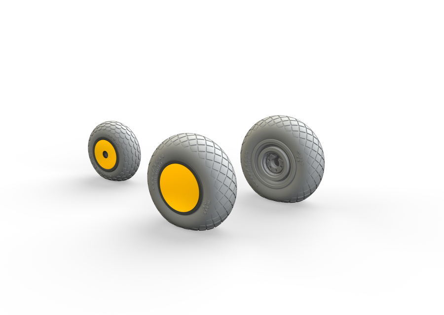 1/48 P-38F/G wheels for TAMIYA kit