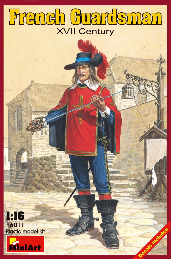 1/16 French Guardsman. XVII c.