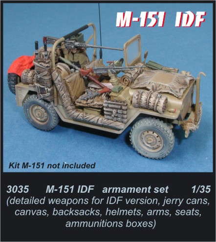 1/35 M-151 IDF - armament set for ACA