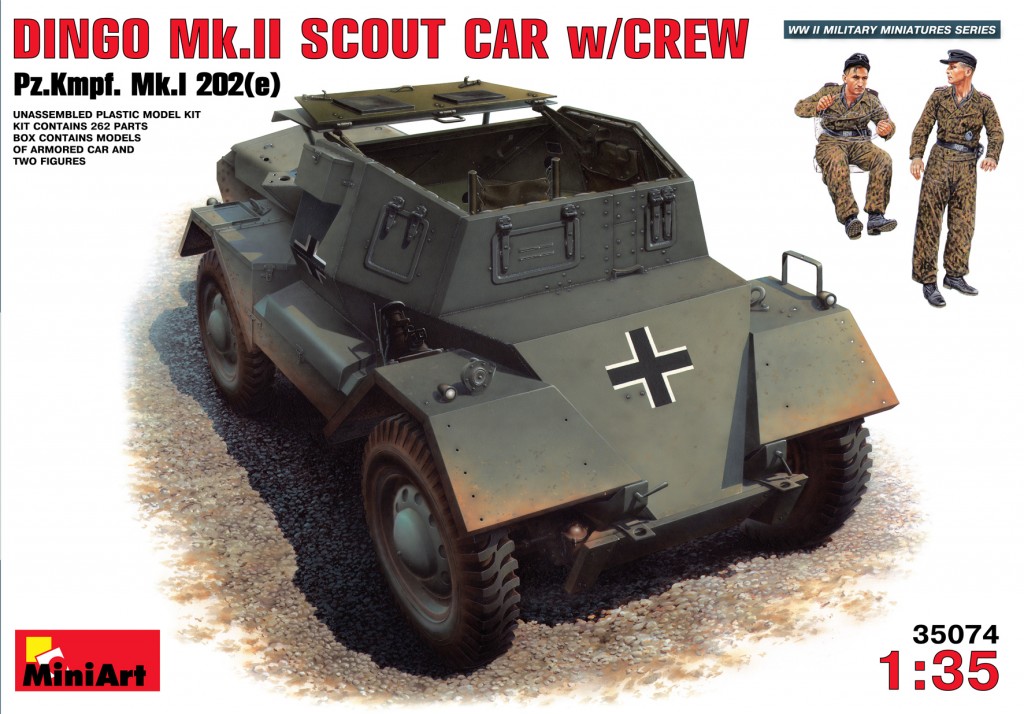 1/35 Dingo Mk II ( Pz.Kpfw.Mk 1 202(e) w/crew 