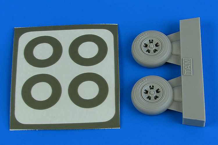 1/48 Spitfire Mk.I wheels (5-Spoke) & paint masks for TAMIYA kit