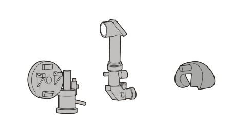 1/35 German WW II tank gun sight SF.IZF 1 2 pcs