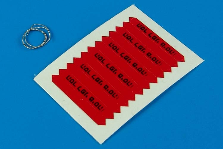 1/32 Remove before flight flags - IDF - black lett