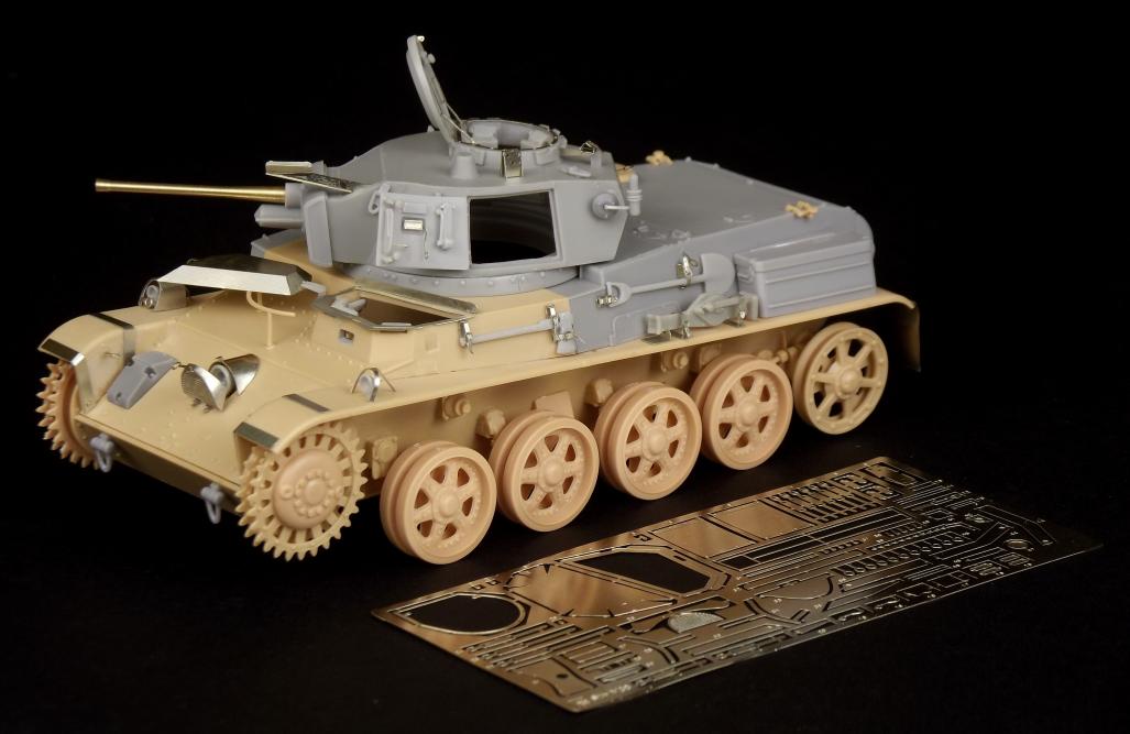 1/35 Stridvagn Strv m/38 Swedish Tank conversion set - Resin + PE +Brass for Hobby boss