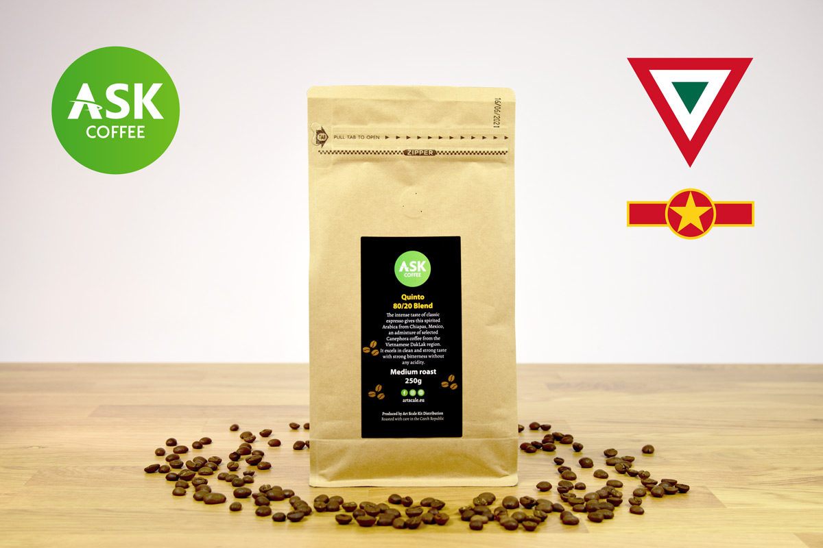 Coffee Quinto 80/20 medium roast  (250g)