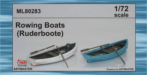 1/72 Rowing boats 2 pcs