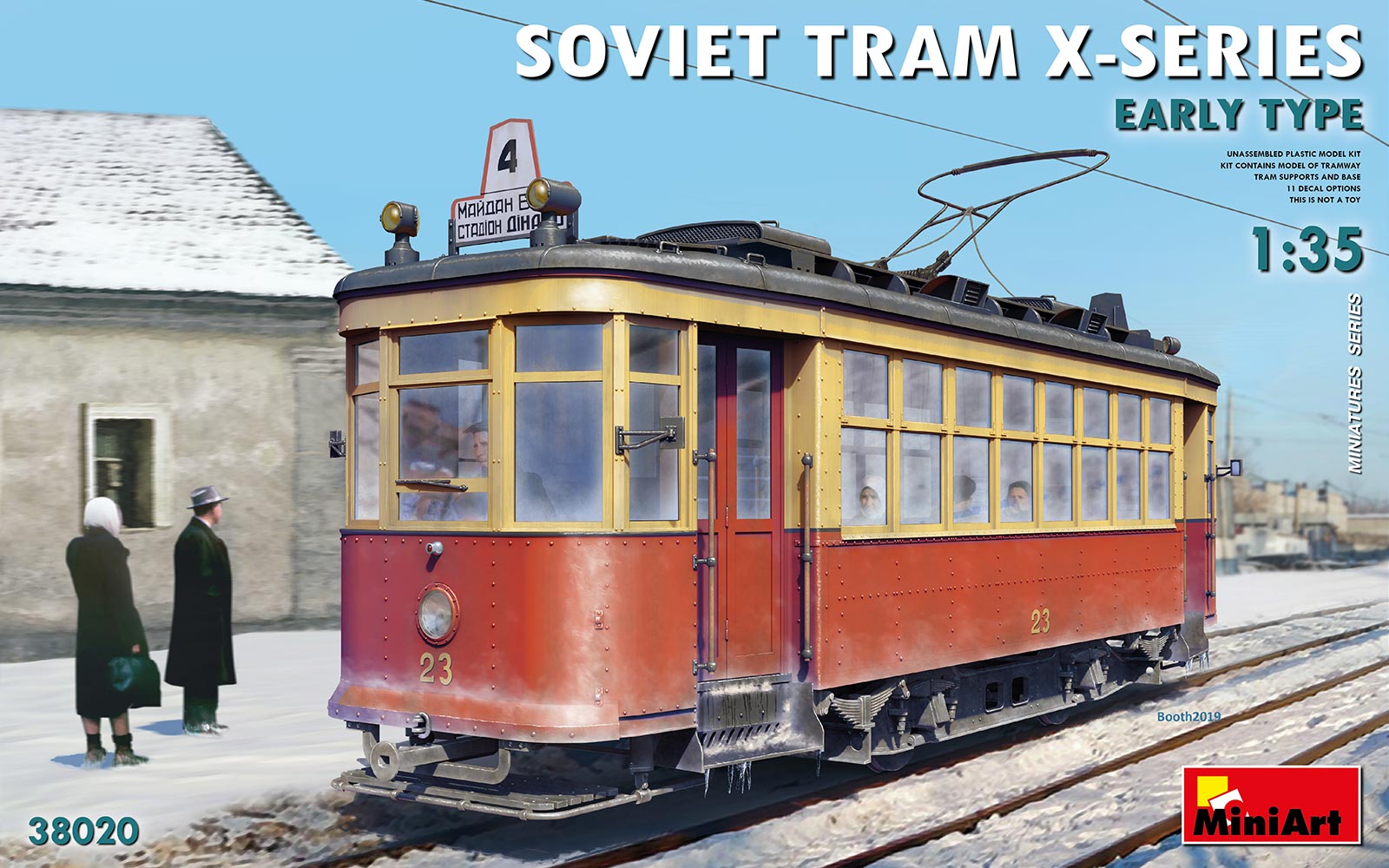 1/35 Soviet Tram "X"-Series. Early Type.