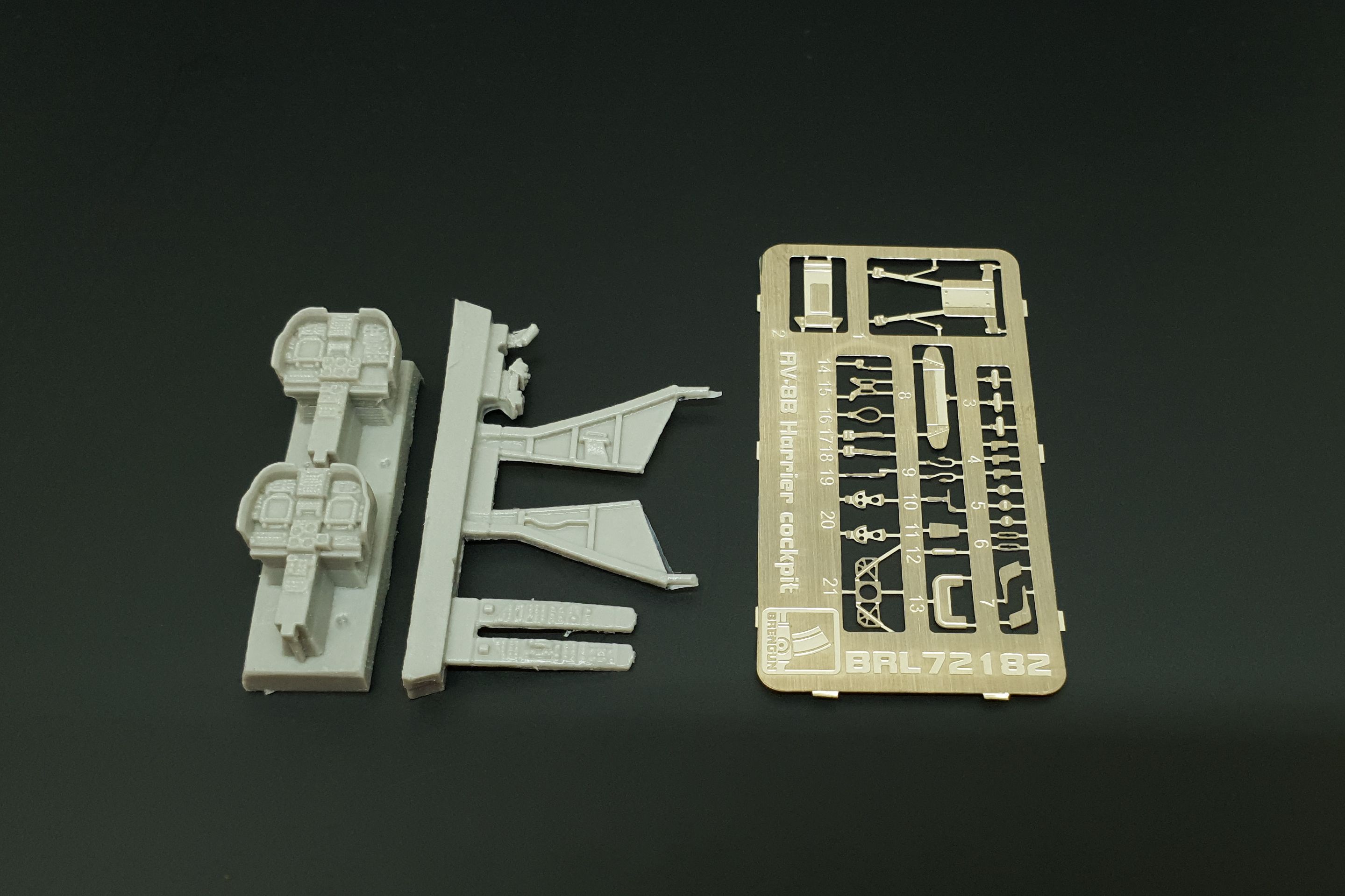 1/72 AV8B Cockpit (Hasegawa kit) resin set for Hasegawa kit