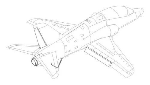 1/48 Hawk - control surfaces set for AIR