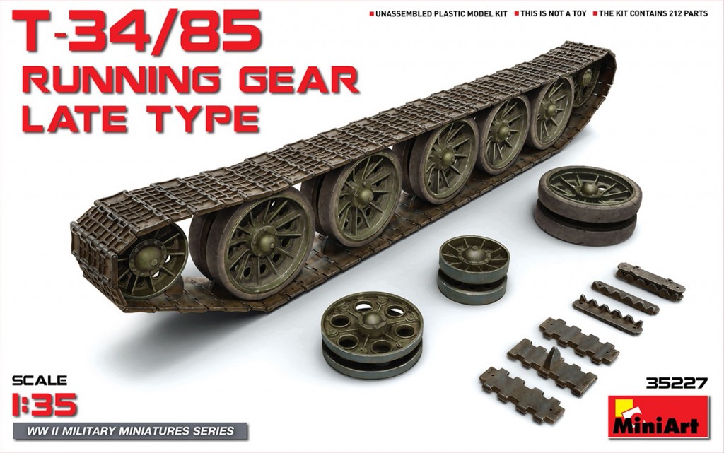 1/35 T-34/85 Running Gear. Late Type