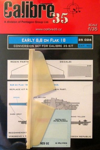 1/35 Early 8.8cm Flak 18 (resin w/decals)