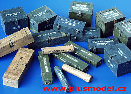 1/35 Ammunition containers, Germany - WWII