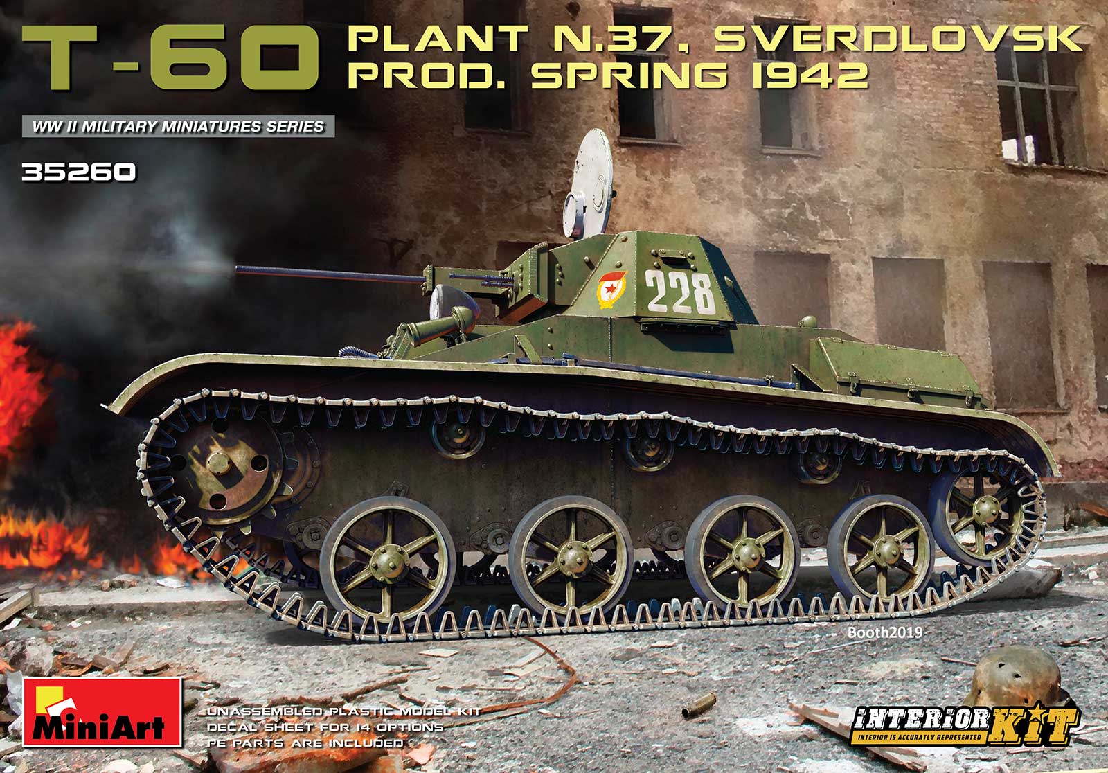 1/35 T-60 (Plant No.37,Sverdlovsk) Prod.Spring 1942. Interior Kit