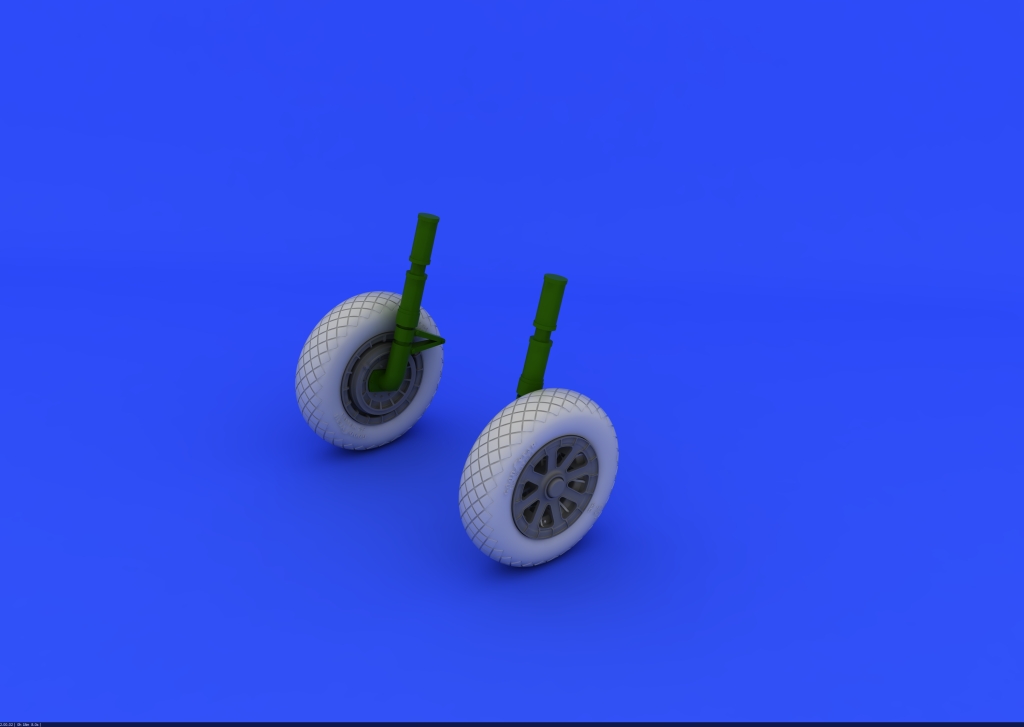 1/32 F4U-1 wheels diamond pattern for TAMIYA kit