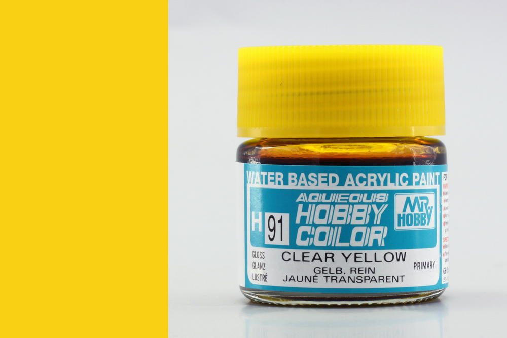 Hobby Color - Clear Yellow -Transparentní žlutá - 10ml