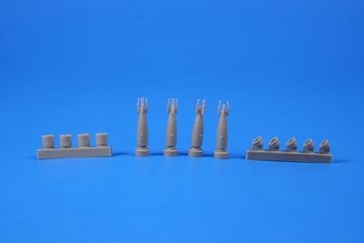 1/72 British G.P. 250lb. bomb Mk.IV (4 pcs)