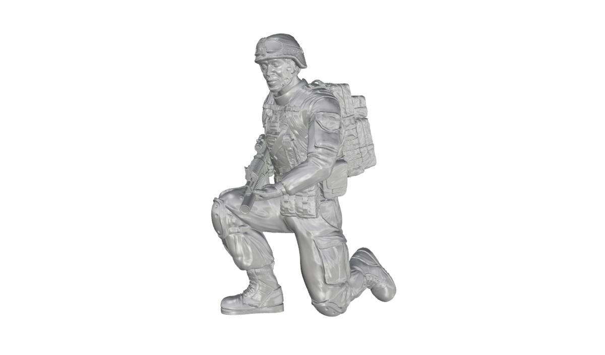 1/35 Kneeling Soldier (on left knee), US Army Infa