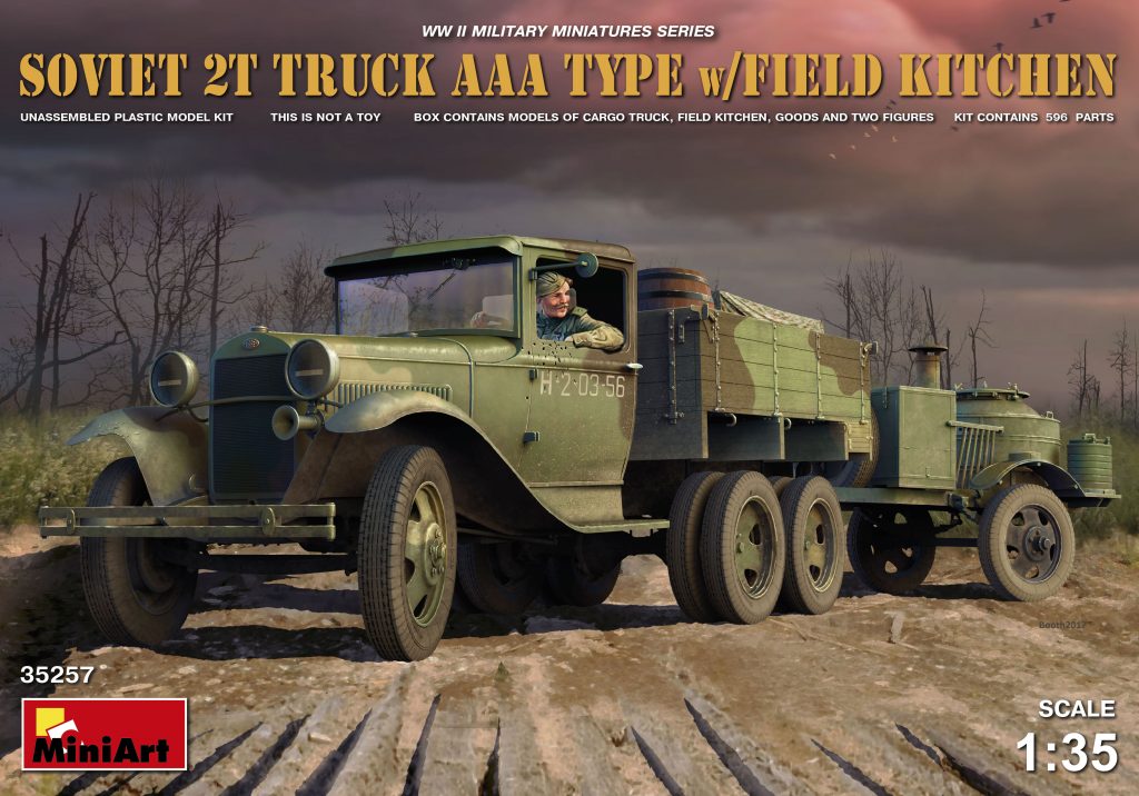 1/35 Soviet 2 t Truck AAA Type w/Field Kitchen