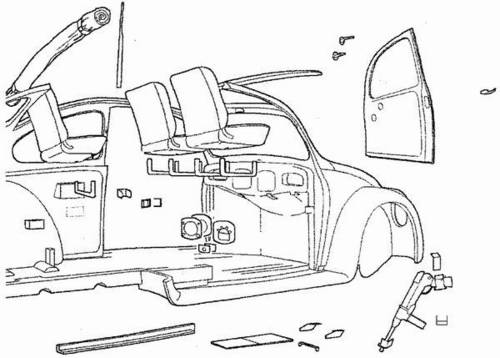 1/35 VW typ 92 SS - interior set for CMK