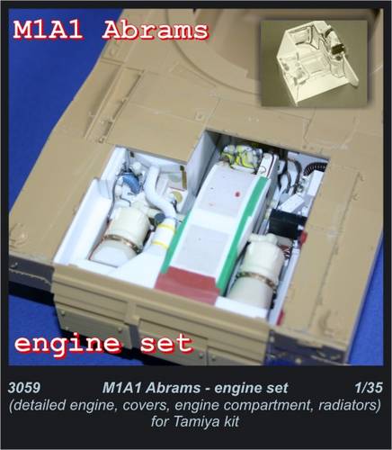 1/35 M1A2 Abrams - engine set for TAM