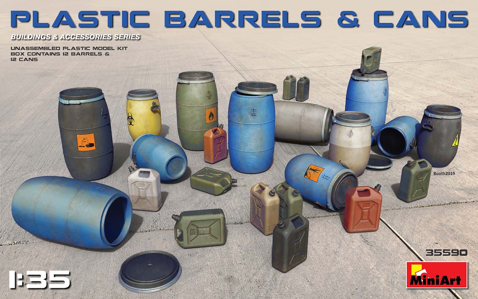 1/35 Plastic Barrels & Cans