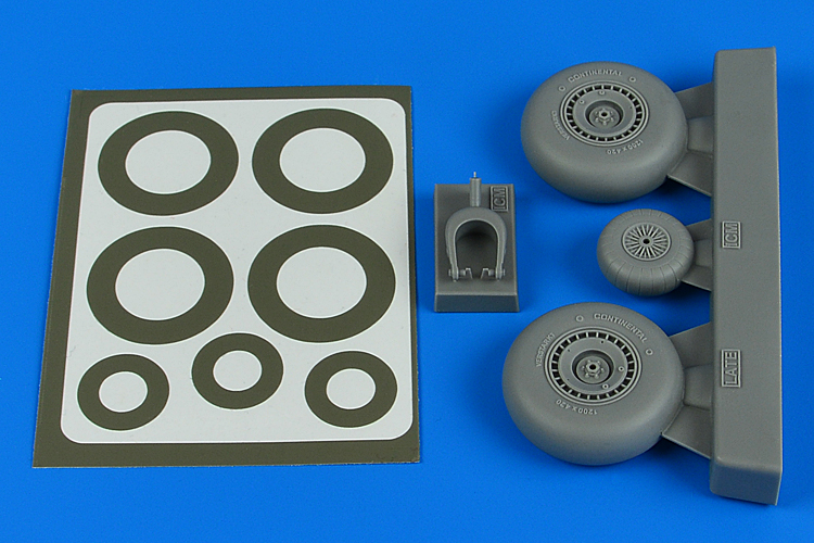 1/48 Do 217N wheels & paint masks - late B for ICM kit